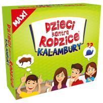 Okładka książki Gra Dzieci kontra Rodzice Kalambury MAXI