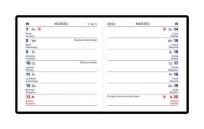 Opakowanie Kalendarz 2020 EWA kieszonkowy mix 5 sztuk