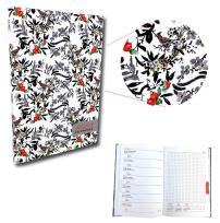 Opakowanie Kalendarz 2022 A5 tygodniowy soft touch Ptaki