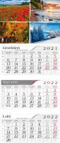 Opakowanie Kalendarz 2022 Trójdzielny 4 pory roku CRUX