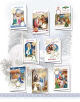 Opakowanie Karnet B6 BN z elem. i opłatk. Religia (10sz) MIX