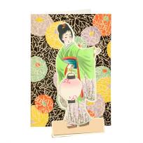 Opakowanie Karnet B6 i zawieszka z kopertą - Kobieta