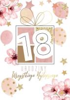 Opakowanie Karnet B6 PR-353 Urodziny 18