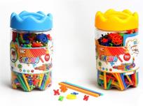 Opakowanie Klocki Małych Geniuszy - Słomki 560 el