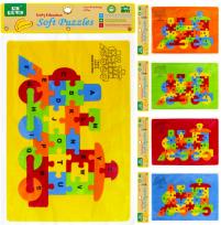 Opakowanie Klocki piankowe puzzle 1 szt. mix
