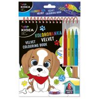Opakowanie Kolorowanka Velvet B Kidea Pies