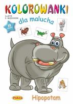 Okładka książki Kolorowanki dla malucha Hipopotam