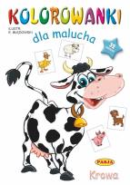 Okładka książki Kolorowanki dla malucha Krowa