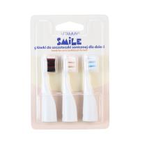 Opakowanie Końcówki do szczoteczki VITAMMY SMILE zestaw I (miś polarny, czarny kot, pies) 3 szt.