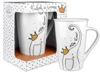 Opakowanie Kubek z koroną-Słoń