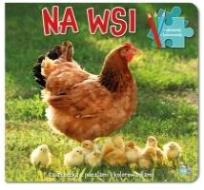 Okładka książki Na wsi. Książeczka z puzzlami i kolorowankami