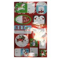 Opakowanie Naklejki do podpisywania prezentów / 2 arkusze 15x22cm