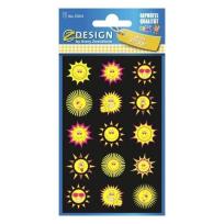 Opakowanie Naklejki foliowe NEONowe - słoneczka