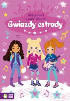 Okładka książki Naklejkowe ubieranki Gwiazdy estrady