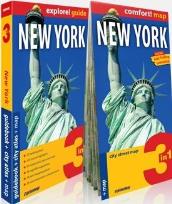 Okładka książki New York 3in1:guidebook + city atlas + map