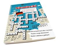 Okładka książki Niemiecki w krzyżówkach obrazkowych CREATIVO