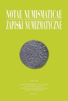 Okładka książki Notae Numismaticae. Zapiski Numizmatyczne T.12