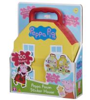 Opakowanie Peppa Pig - Zestaw domek + piankowe naklejki