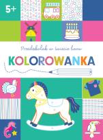 Okładka książki Przedszkolak w świecie barw. Kolorowanka 5+