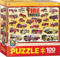 Opakowanie Puzzle 100 Smartkids Fire Trucks 6100-0239