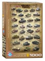Opakowanie Puzzle 1000 Czołgi z okresu II wojny światowej