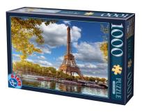 Opakowanie Puzzle 1000 Francja, Paryż- Widok n Wieżę Eiffla