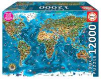Opakowanie Puzzle 12000 Cuda świata G3