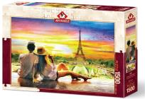 Opakowanie Puzzle 1500 Romantyczny zachód słońca