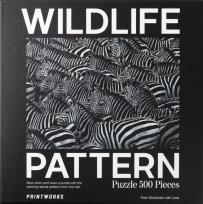 Opakowanie Puzzle 500 Wildlife Pattern Zebra