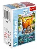 Opakowanie Puzzle 54 mini Niesamowite dinozaury 3 TREFL