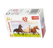 Opakowanie Puzzle 54 mini Świat koni 4 TREFL