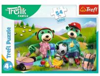 Opakowanie Puzzle 54 mini Wesoły świat Treflików 4 TREFL
