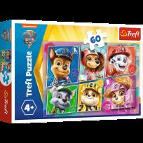 Opakowanie Puzzle 60 Przyjaciele gotowi do akcji Psi Patrol 17368
