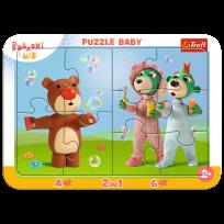 Opakowanie Puzzle Ramkowe Baby Zabawne Bobaski  80026