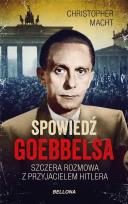 Okładka książki Spowiedź Goebbelsa