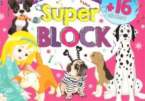 Okładka książki Super block + 16 naklejek
