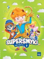 Okładka książki Supersmyki. Poziom B. Karty pracy cz.4 MAC