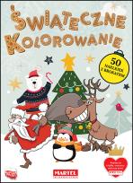 Okładka książki Świąteczne kolorowanie z naklejkami