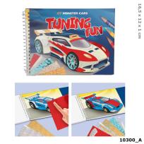 Opakowanie Szkicownik Tuning Fun z samochodami Monster Cars z naklejkami 10300A