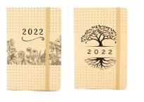 Opakowanie Terminarz 2022 dzienny B6 Bioeco gumka MIX