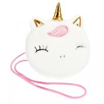Opakowanie Torebka na ramię pluszowa White Unicorn