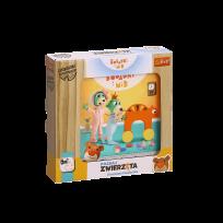 Opakowanie Zabawka drewniana Książeczka Bobaski i Miś Poznaj zwierzęta 61498