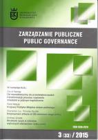 Opakowanie Zarządzanie publiczne 3/2015