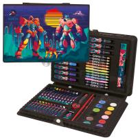 Opakowanie Zestaw artystyczny Derform 71 elementów Roboty 12