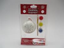 Opakowanie Zestaw kreatywny bombka do malowania farbami, wzór renifer