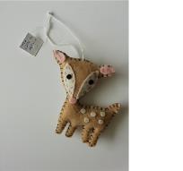 Opakowanie Zestaw kreatywny sarenka do uszycia, opakowanie kraft