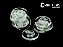 Opakowanie Znaczniki akryl transparentne smok v2 22x3mm 10szt