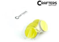 Opakowanie Znaczniki drewniane okrągłe żółte 22x3mm 10szt