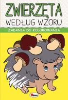 Okładka książki Zwierzęta według wzoru. Zadania do kolorowania