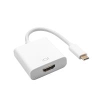 Opakowanie Adapter Akyga AK-AD-53 (USB typu C M - HDMI F; 0,15m; kolor biały)
